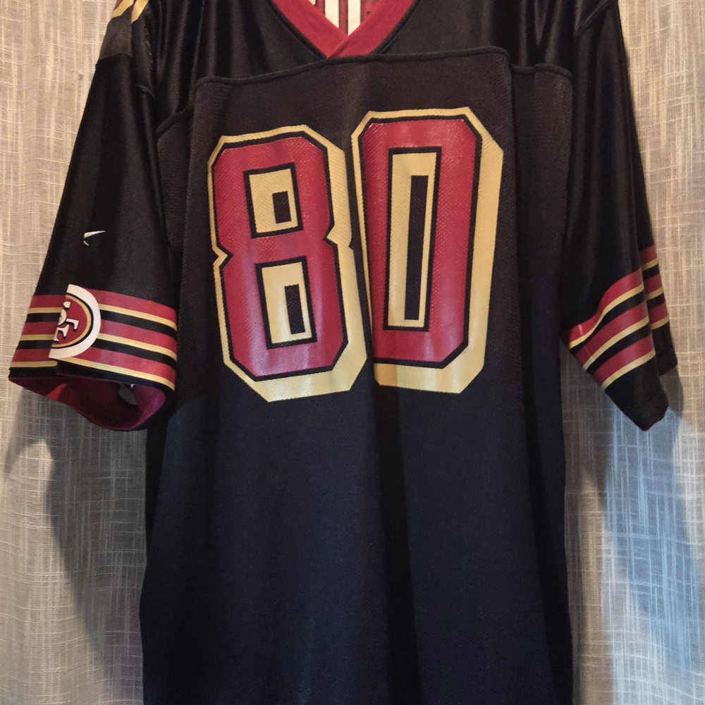 Reebok Red Mesh Jersey with Blue Label Vintage Reebok NFL San Francisco SF 49ers